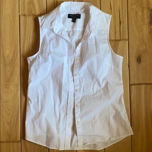 Bañana republic tailored fit, sleeveless shirt